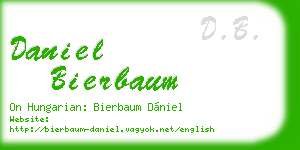 daniel bierbaum business card